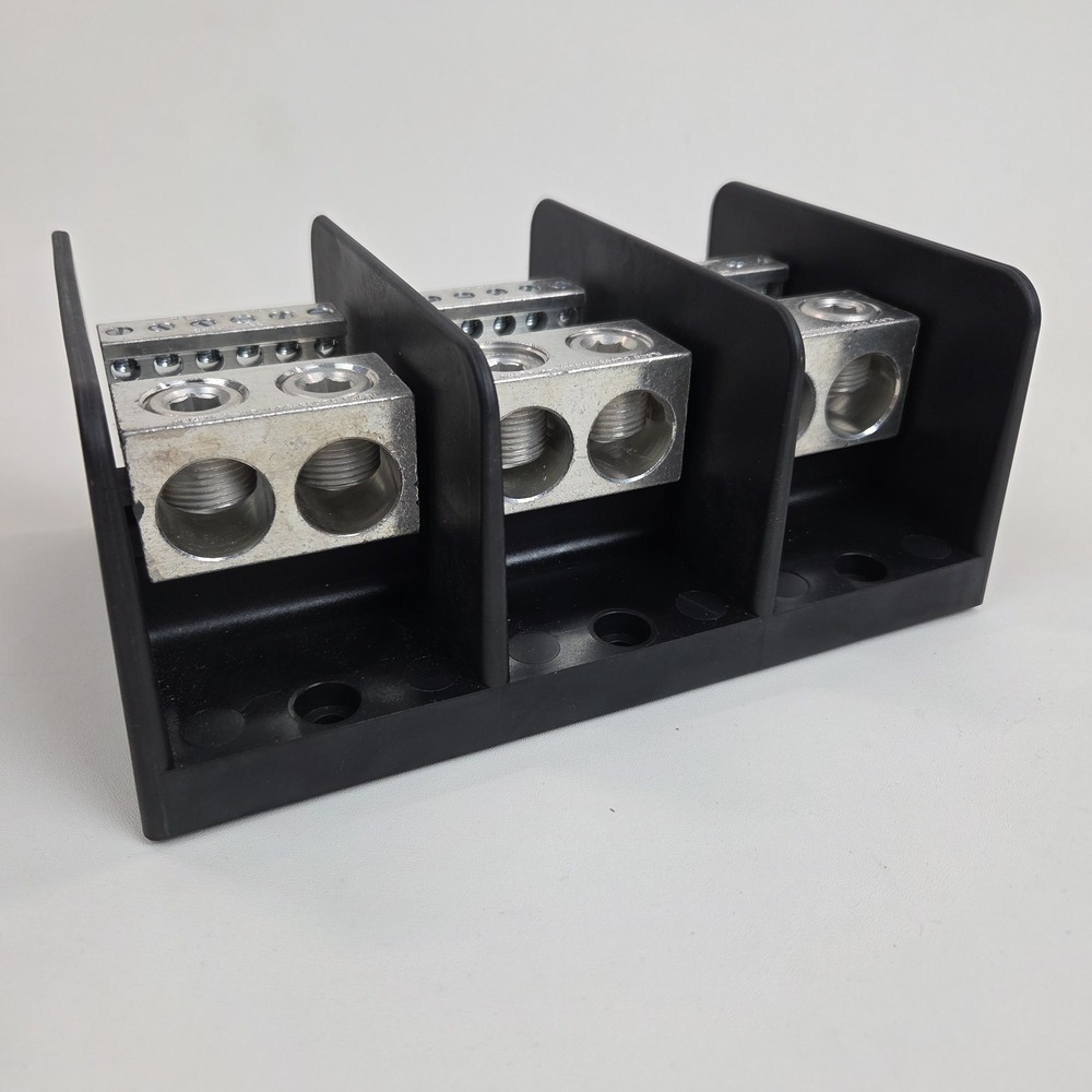 Ilsco Power Distribution Block PDB-212-500-3 760 Amps 600 Volts 3 Pole Block - Picture 7 of 14